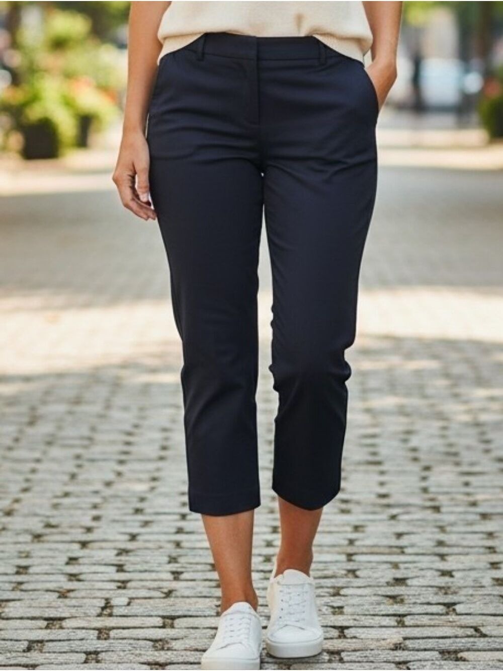 Rachel Zoe Black Top Blush Pink Trim